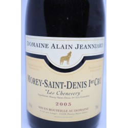 Buy Morey-Saint-Denis 1er Cru "Les Chenevery" 2003 - Alain Jeanniard
