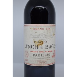 Château Lynch Bages 1987 - Pauillac label