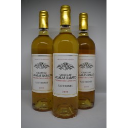 Château Sigalas Rabaud 2005 - Sauternes bouteilles