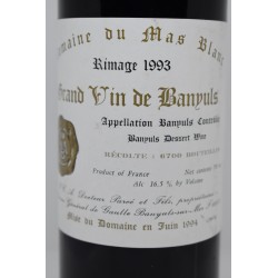 Banyuls vintage 1993 - Domaine du Mas Blanc