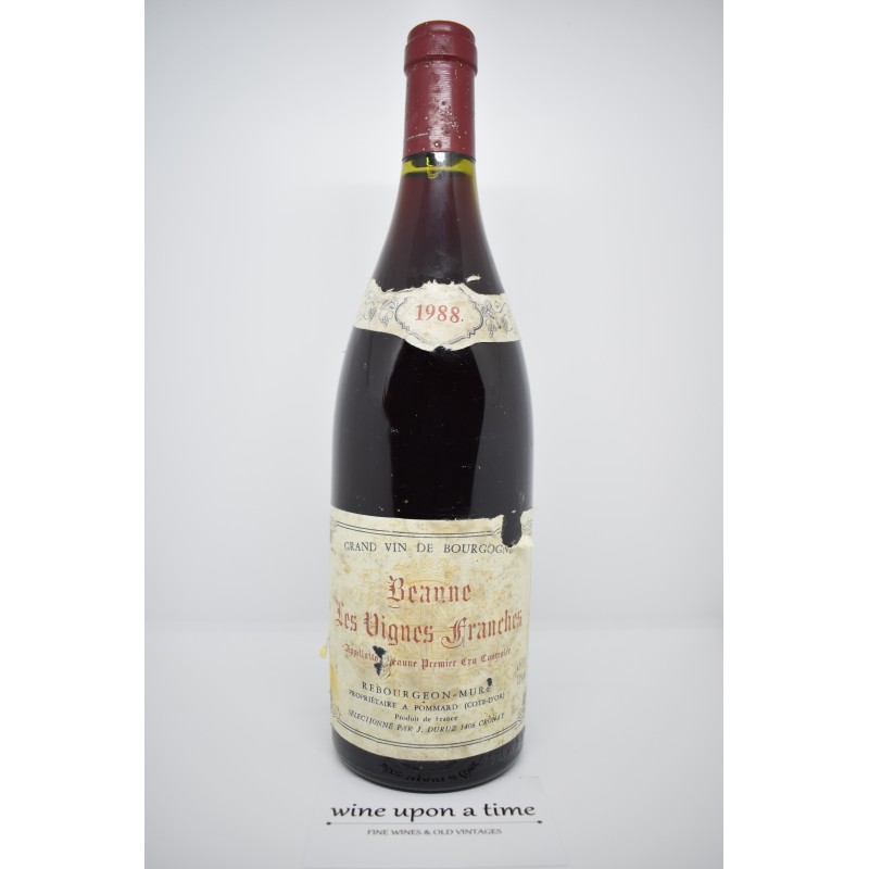 Buy Beaune les vignes franches 1988 - Rebourgeon-Mure