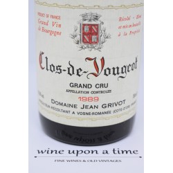 Clos de Vougeot 1989 domaine Jean Grivot
