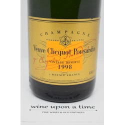 Champagne Veuve Clicquot 1998 - Vintage Réserve