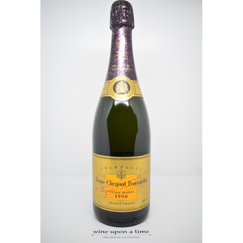achat Veuve Clicquot 1990 - Champagne Vintage Réserve