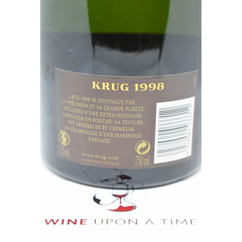 Krug - Brut Champagne Vintage 1998 (750ml)