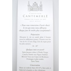 What wine from 2013 not expensive to offer ? Château Cantemerle