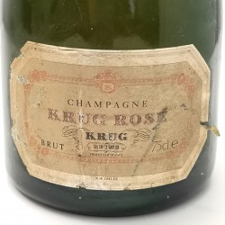 Etiquette première édition Krug rosé