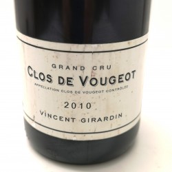 Clos de Vougeot 2010 - Vincent Girardin" prix ?