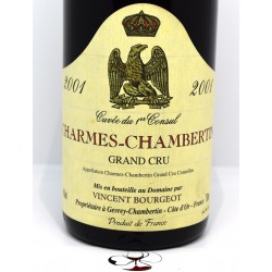 Acheter bouteille de Charmes Chambertin 2001 - Bourgeot