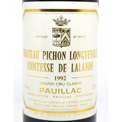 Offrir une bouteille de Pichon Comtesse 1992 en Suisse