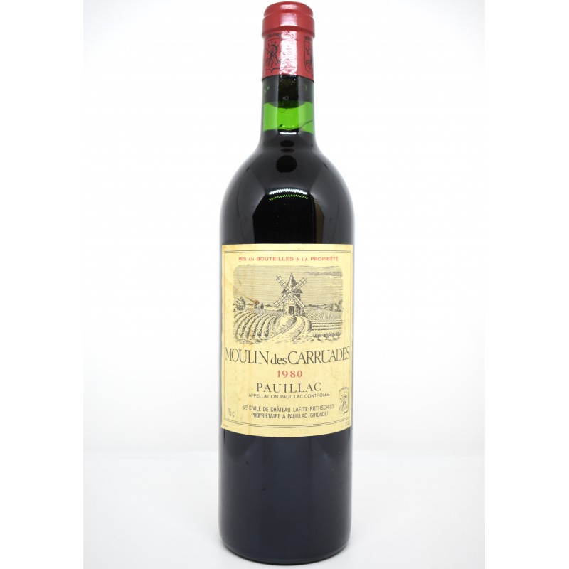 Moulin des Carruades 1980 - Pauillac - 2nd Wine from Lafite Rothschild