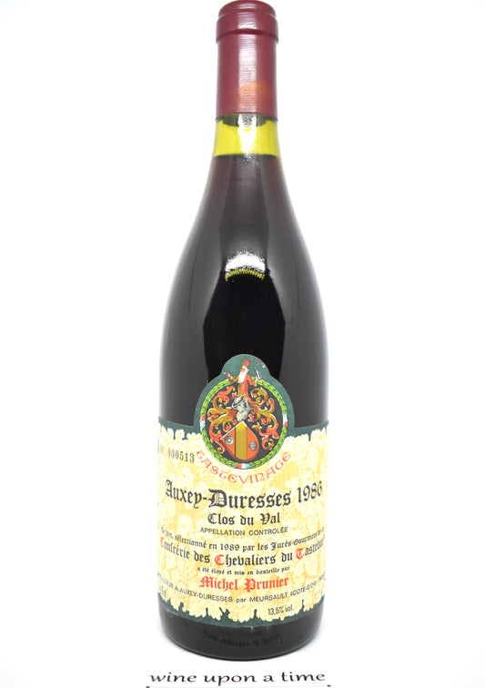 Auxey-Duresses 1er cru 1986 "Clos du Val"- Michel Prunier