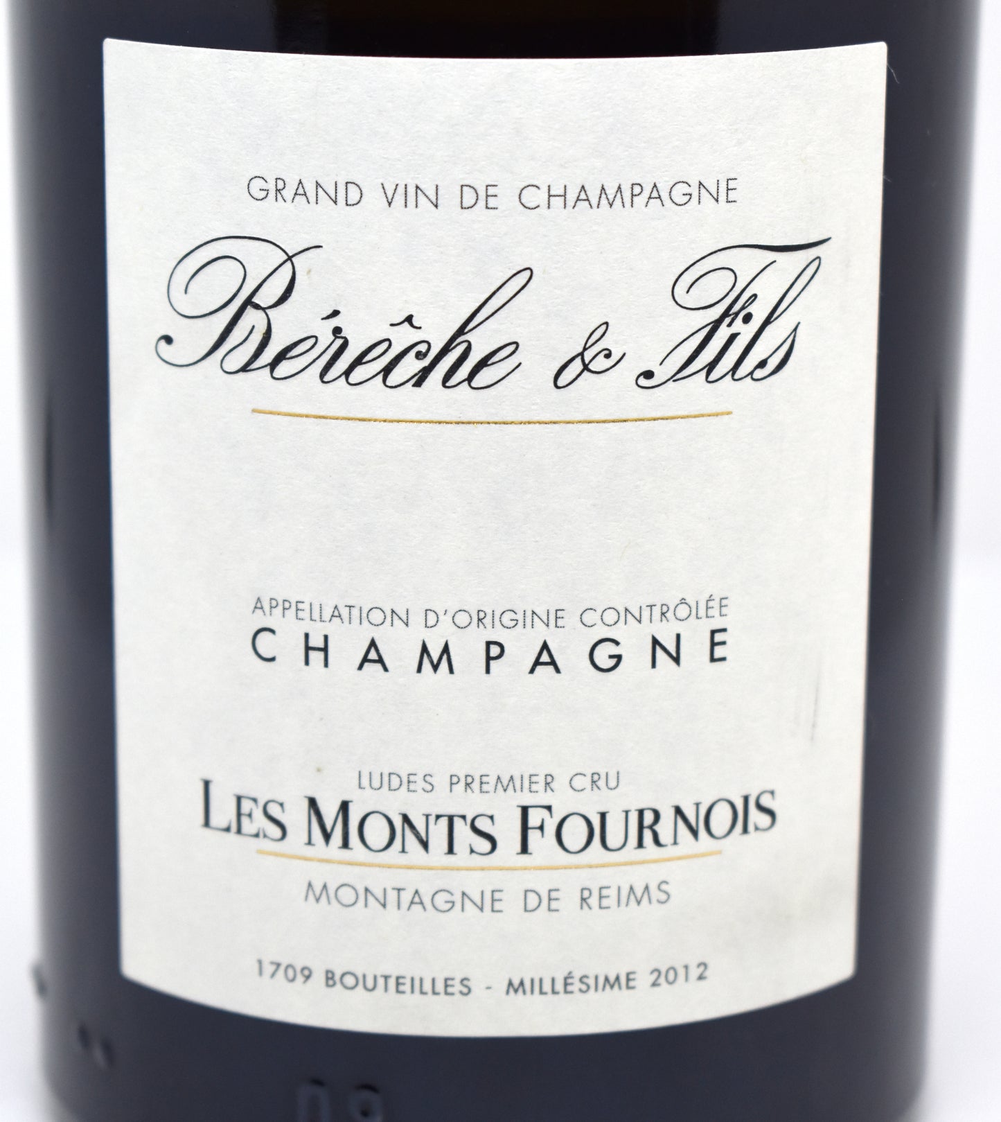 Bérêche et Fils "Les Monts Fournois" 2012 - Premier Cru Extra Brut Vintage