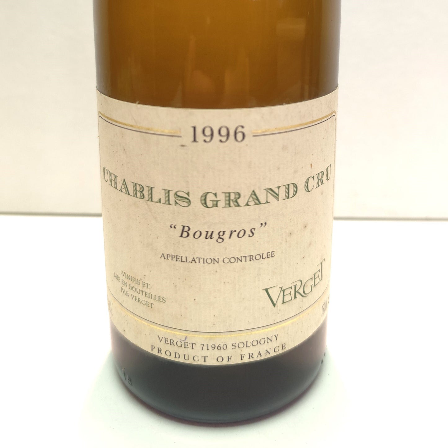 Chablis Grand Cru “Bourgros” 1996 – Verget