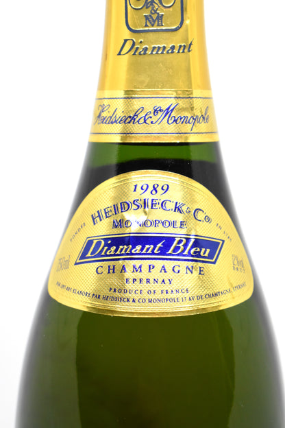 Diamant Bleu 1989 Heidsieck & Co : rareté exceptionnelle.