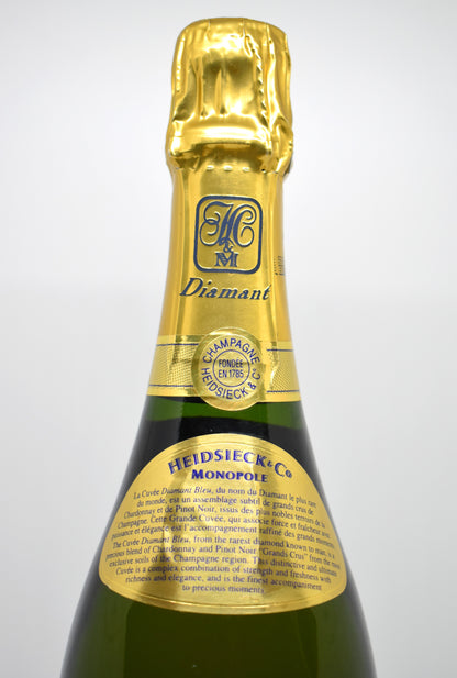 Parfait pour vos fêtes : le Champagne Diamant Bleu 1989.