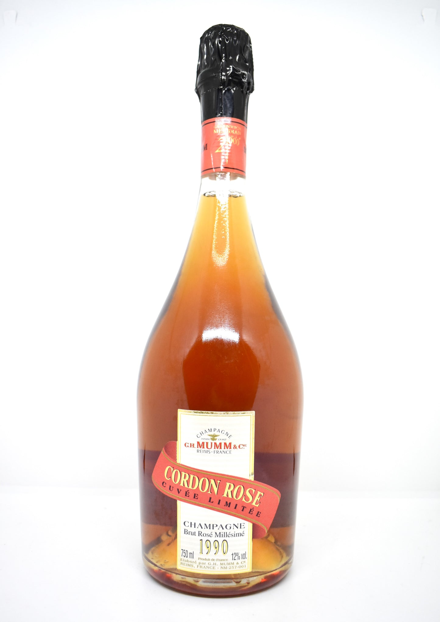 Champagne Mumm Cordon Rosé 1990