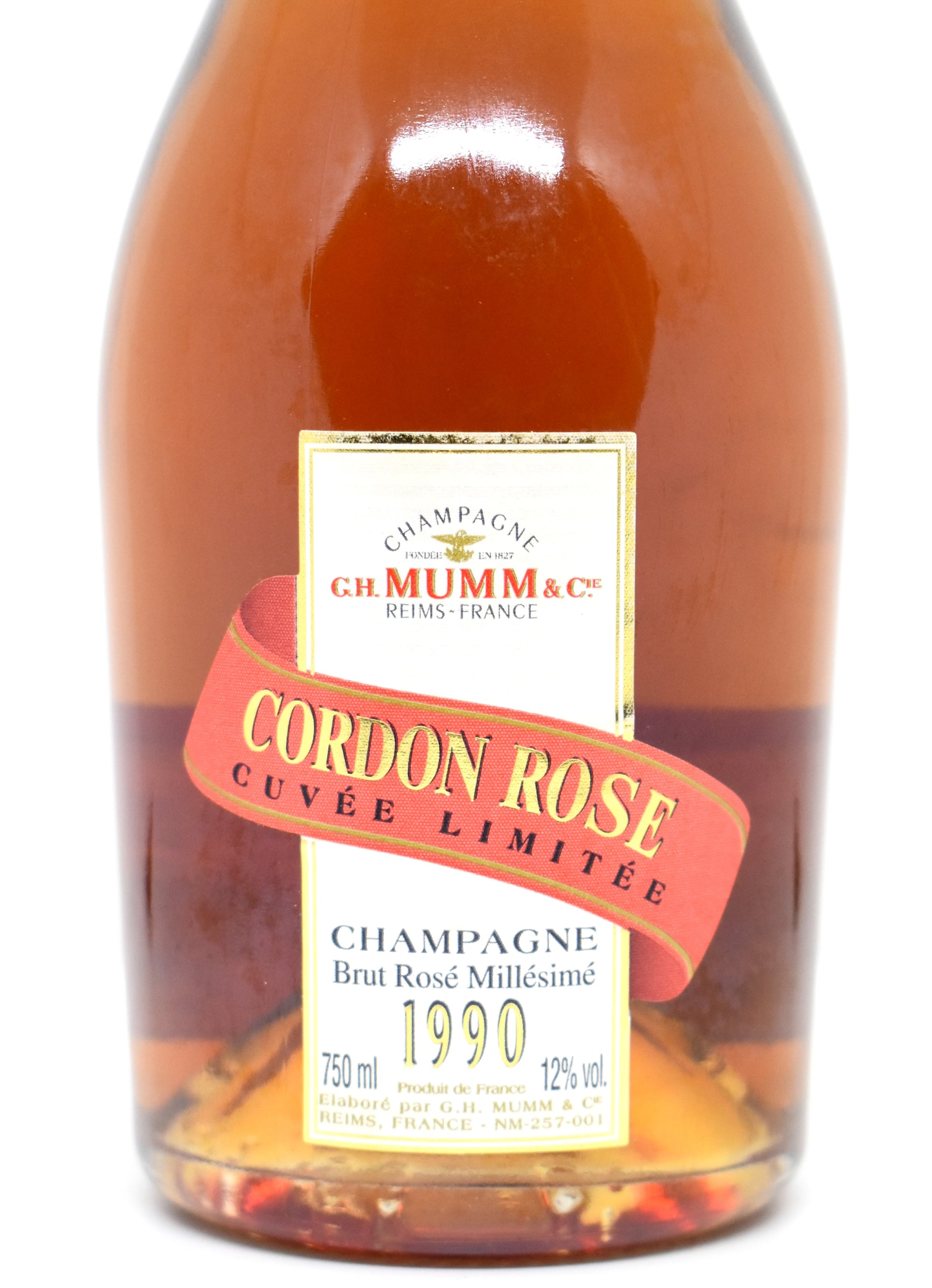 Offrir Champagne Rosé de 1990 - Mumm Cordon Rosé