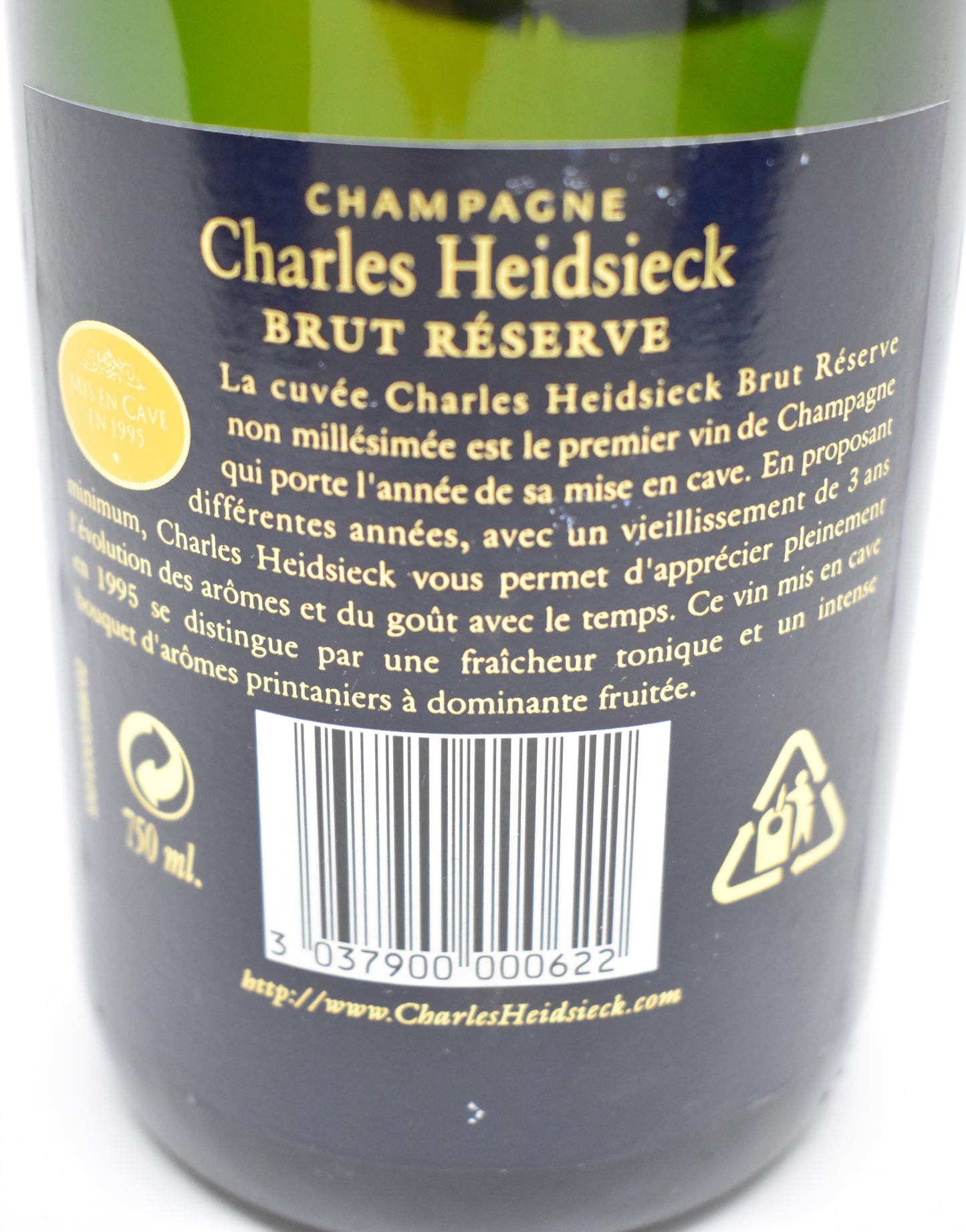 Charles Heidsieck - Champagne Brut Réserve - Cellared in 1995