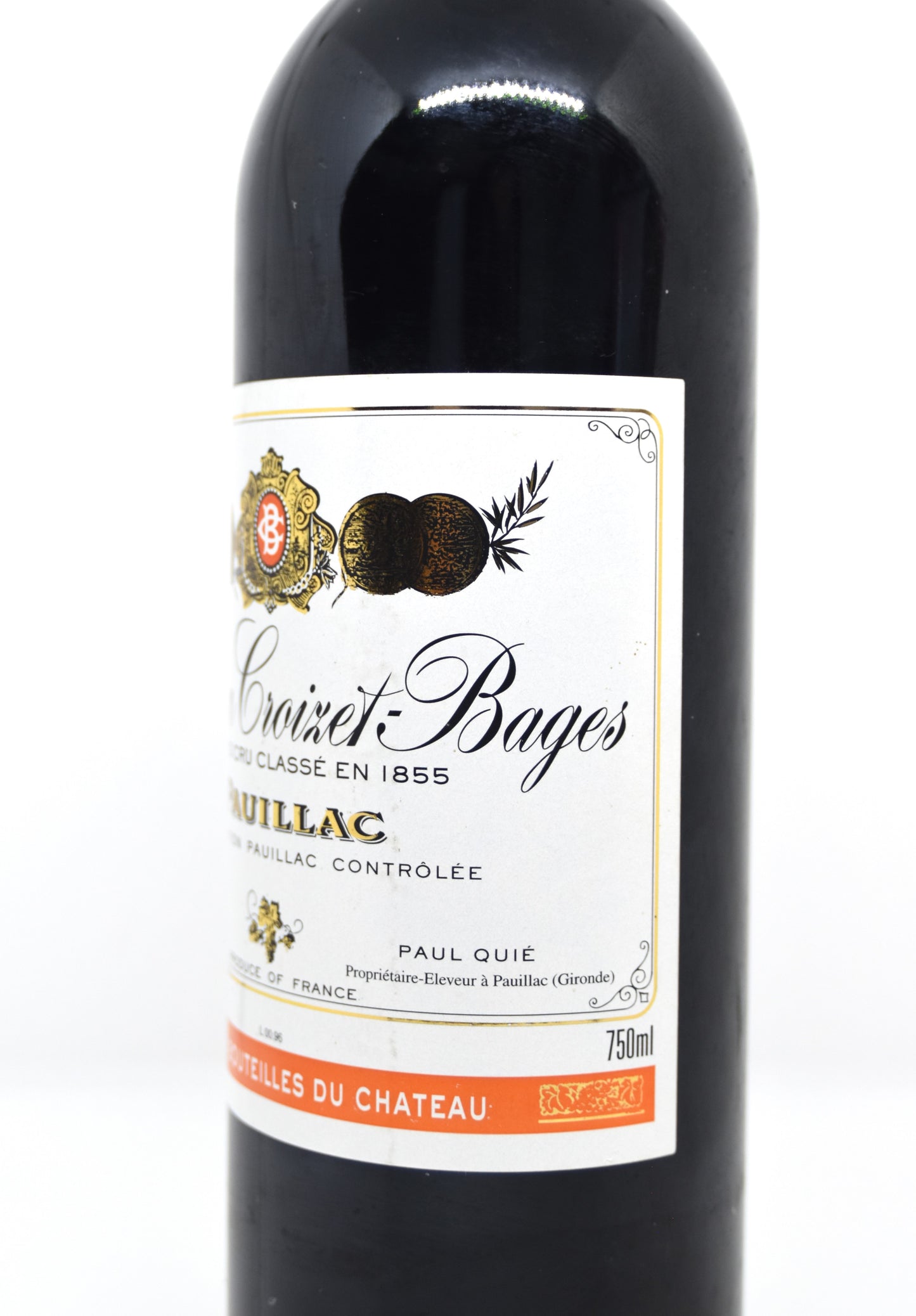 Croizet-Bages 1996 - Pauillac