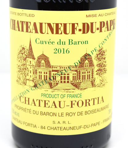 Château-Fortia 2016 - Baron's Cuvée - Châteauneuf-Du-Pape