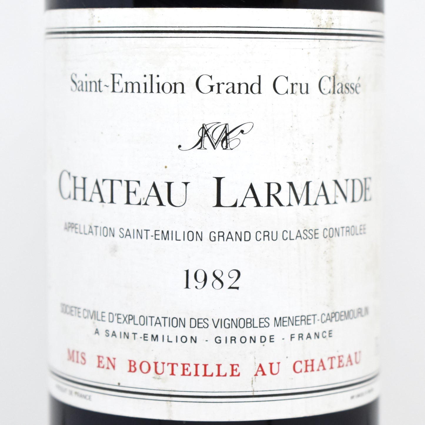 Chateau Larmande 1982 - Saint-Emilion