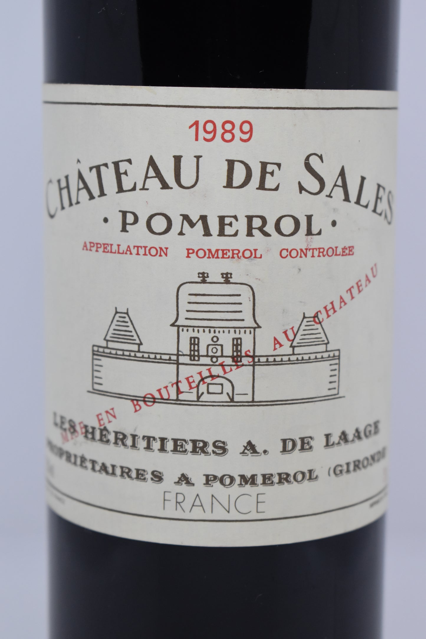 Chateau de Sales 1989 - Pomerol