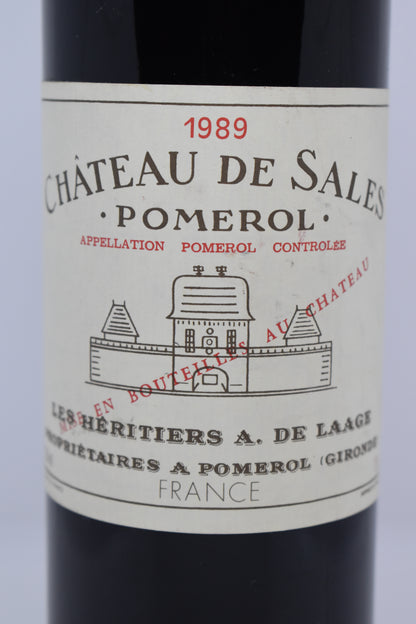 Chateau de Sales 1989 - Pomerol