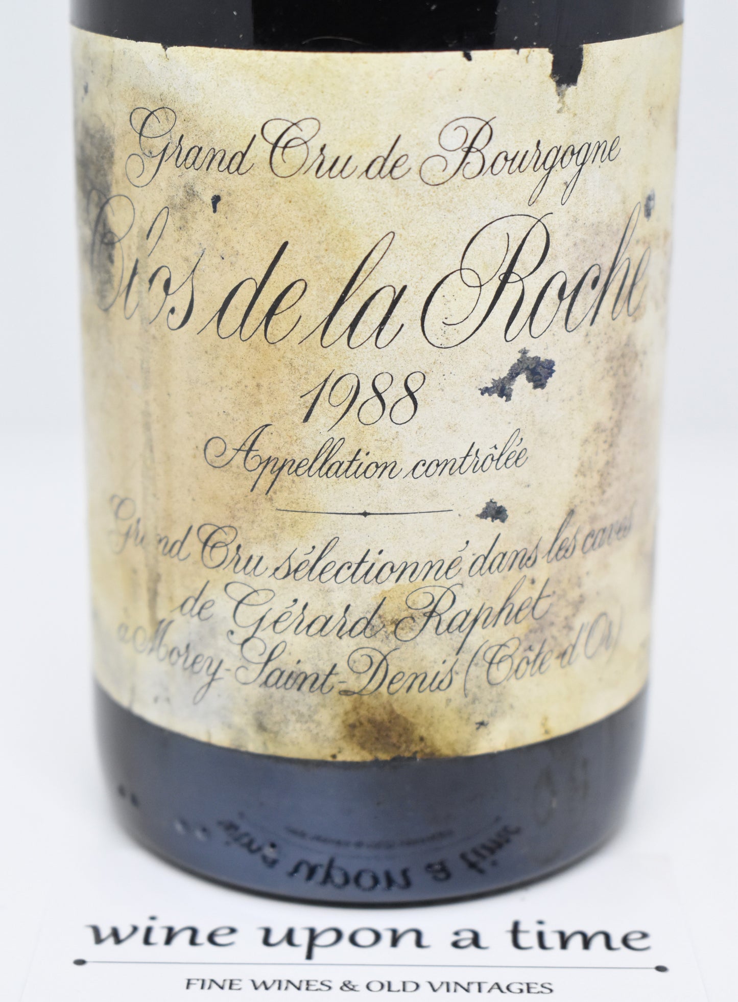 Clos de la Roche 1988 - Gérard Raphet