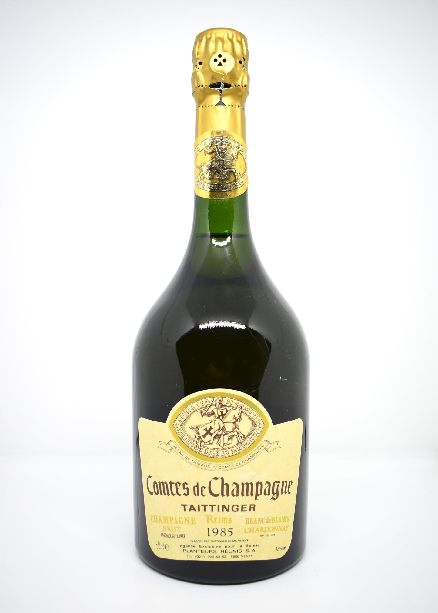 Champagne Comtes de Champagne 1985 - Blanc de Blancs Taittinger - Coffret