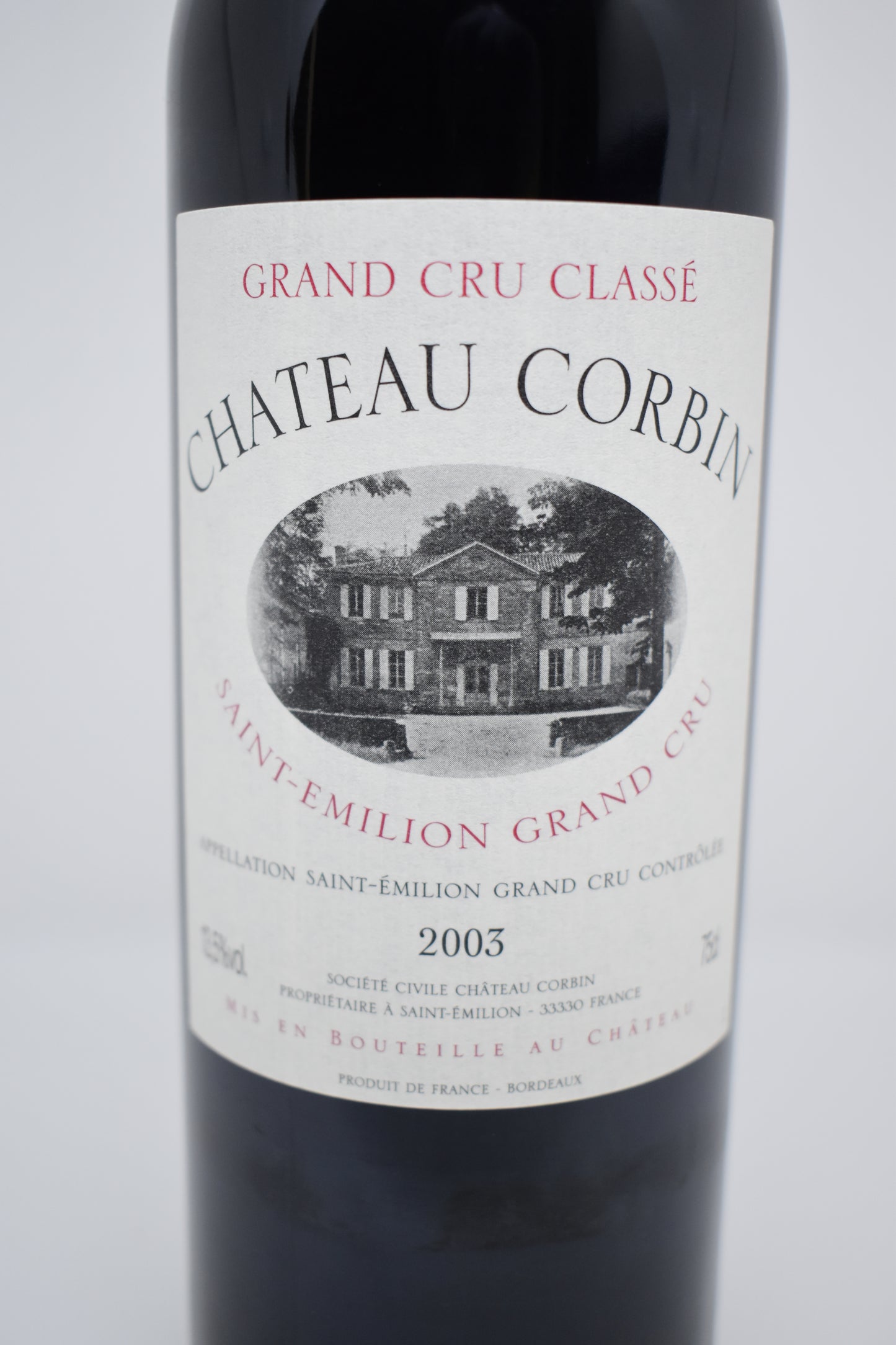 Château Corbin 2003 - Saint-Emilion