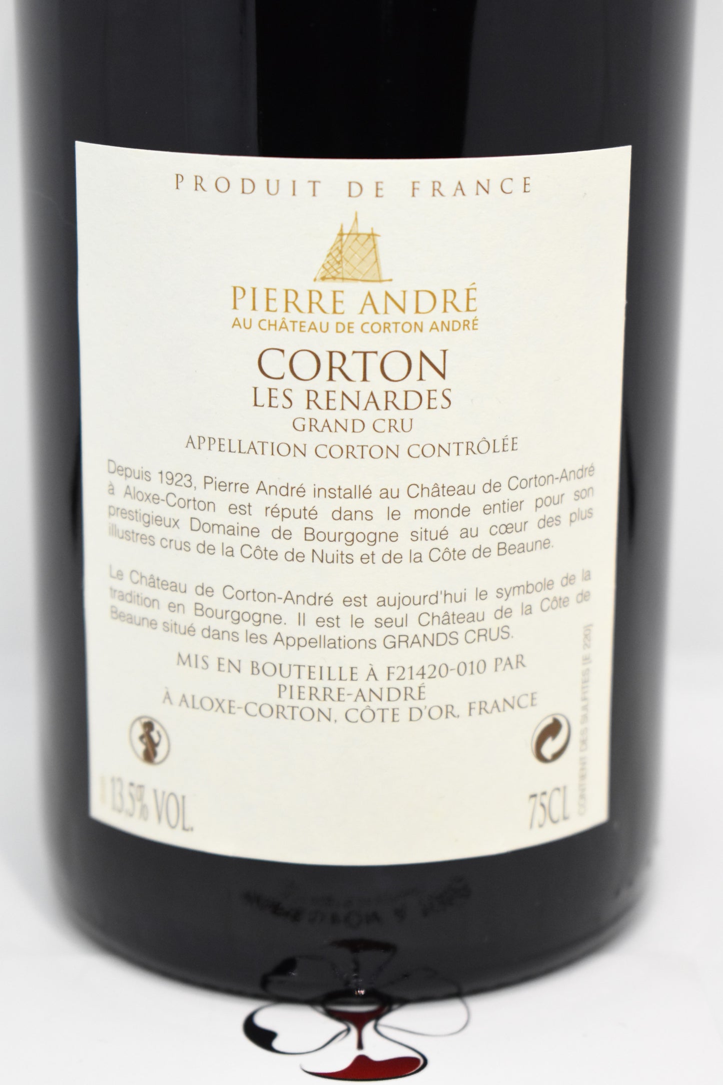 Corton "Les Renardes" 2010 Grand Cru - Pierre André at the Château de Corton