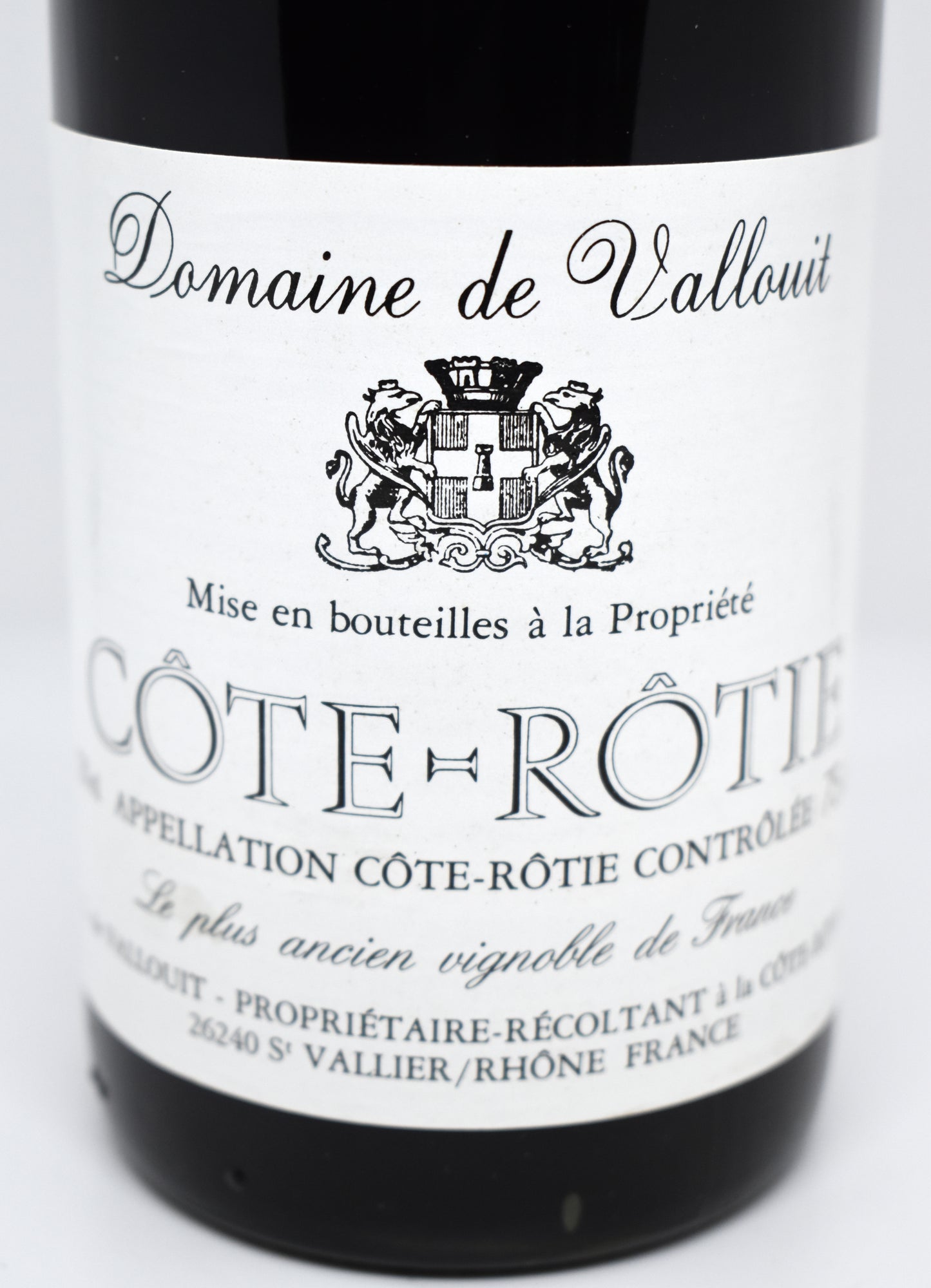 Côte-Rôtie 1985 - Domaine de Vallouit