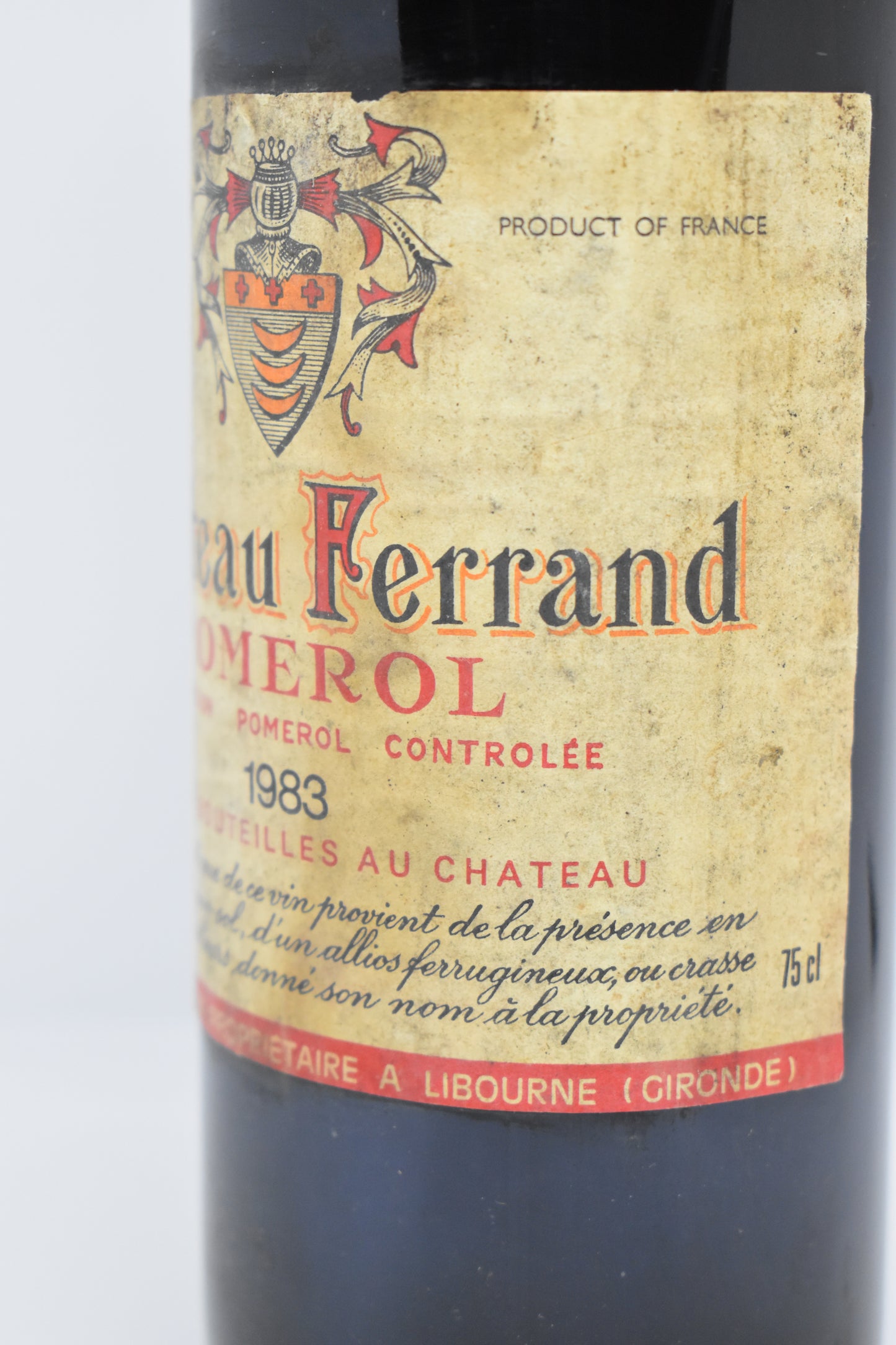 Chateau Ferrand 1983 - Pomerol