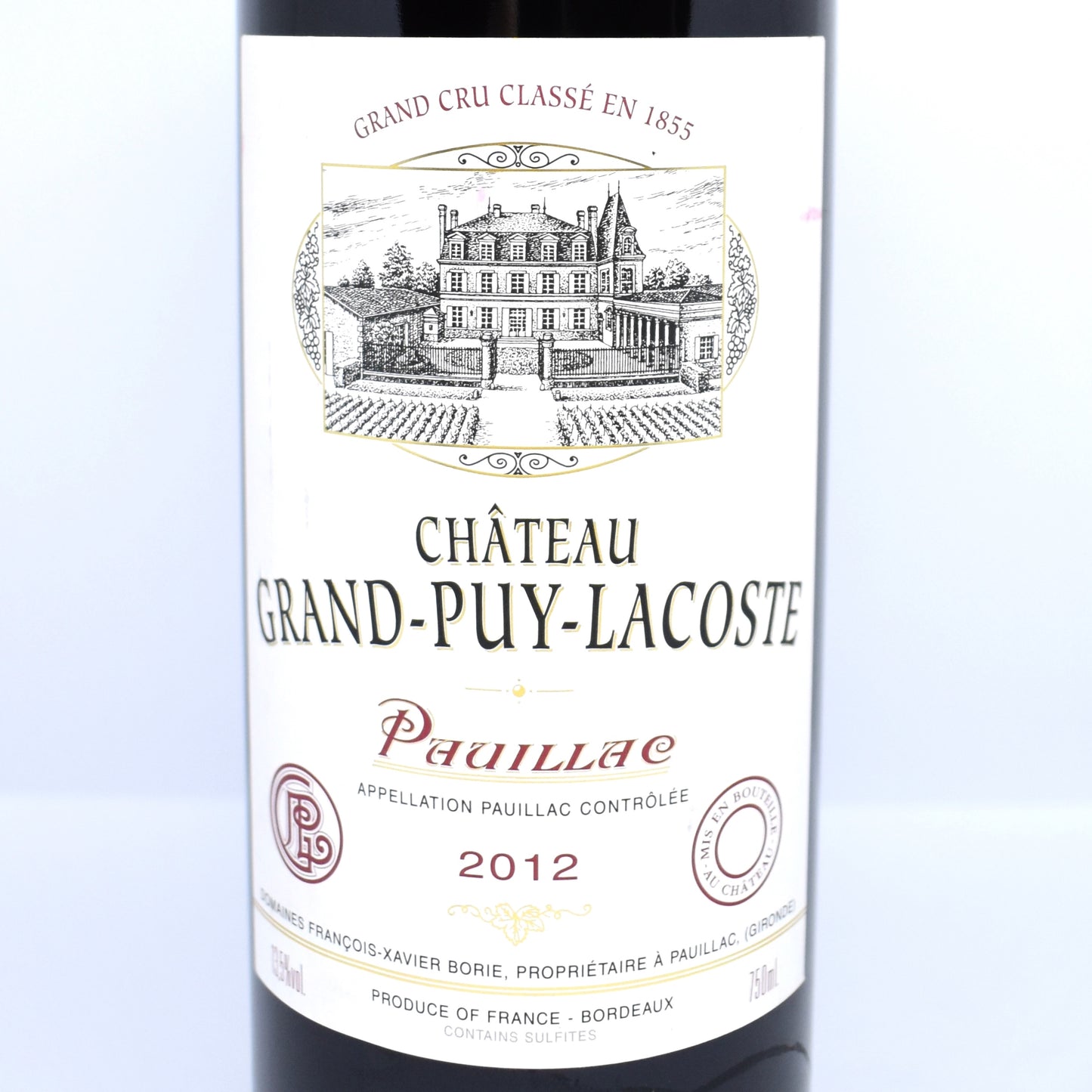 Château Grand-Puy-Lacoste 2012 - Pauillac