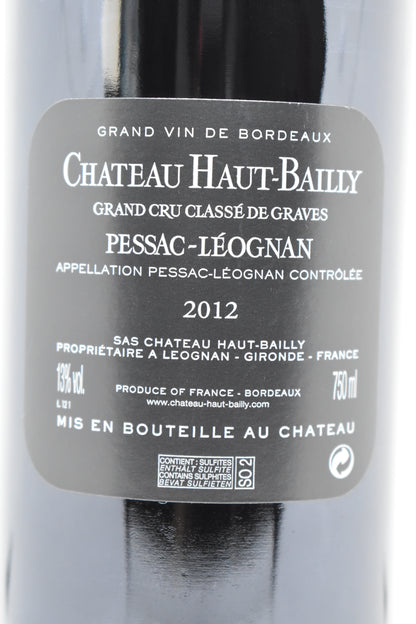 Château Haut-Bailly 2012 - Pessac-Léognan