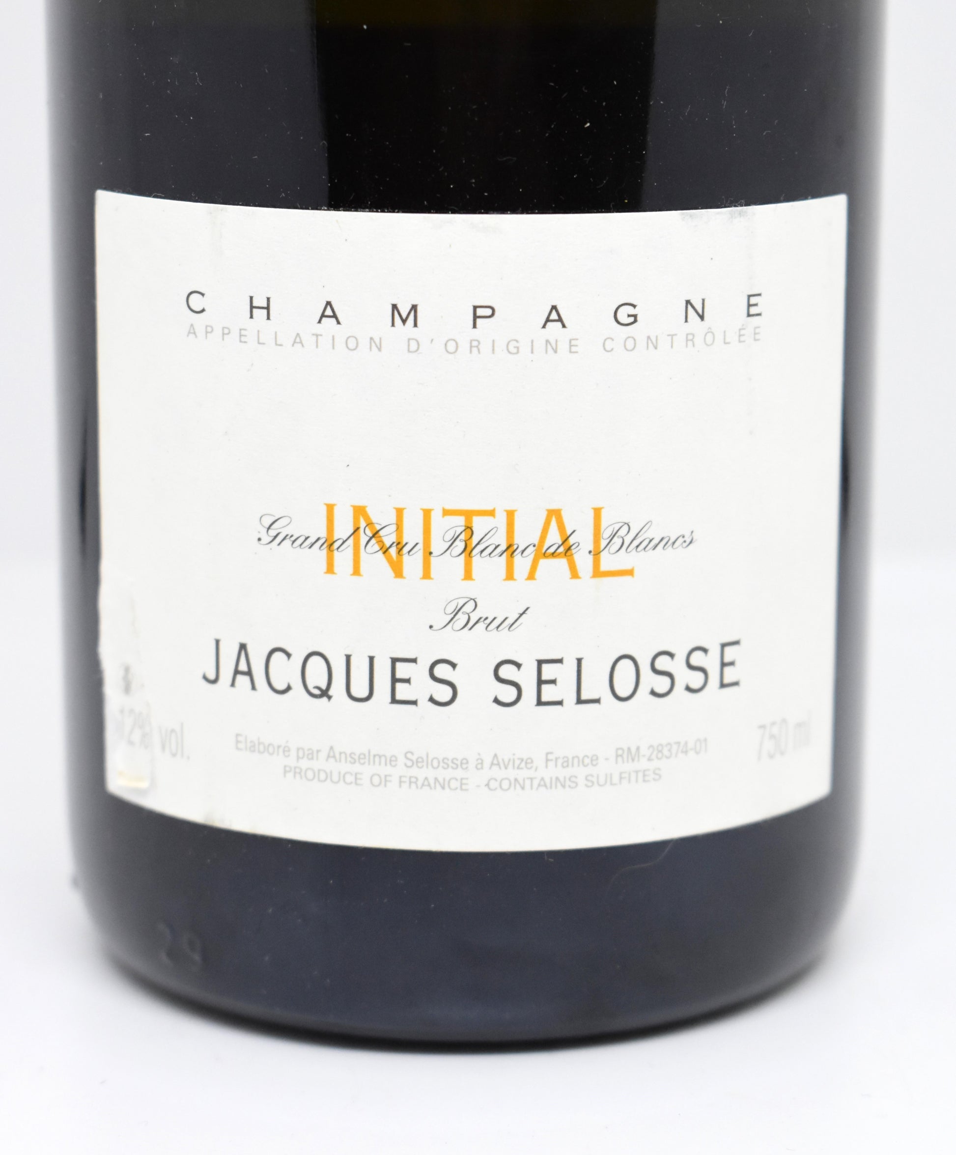 Champagne Selosse meilleur prix Suisse