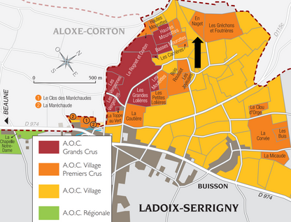 Ladoix Blanc 1er cru "Les Nagets" 2000 - Maratray-Dubreuil