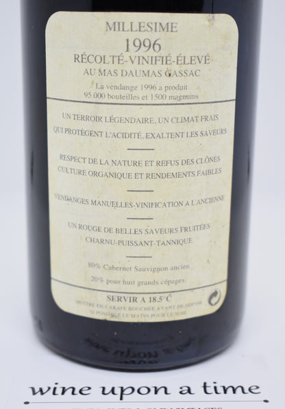 Daumas Gassac 1996 - Mas de Daumas Gassac