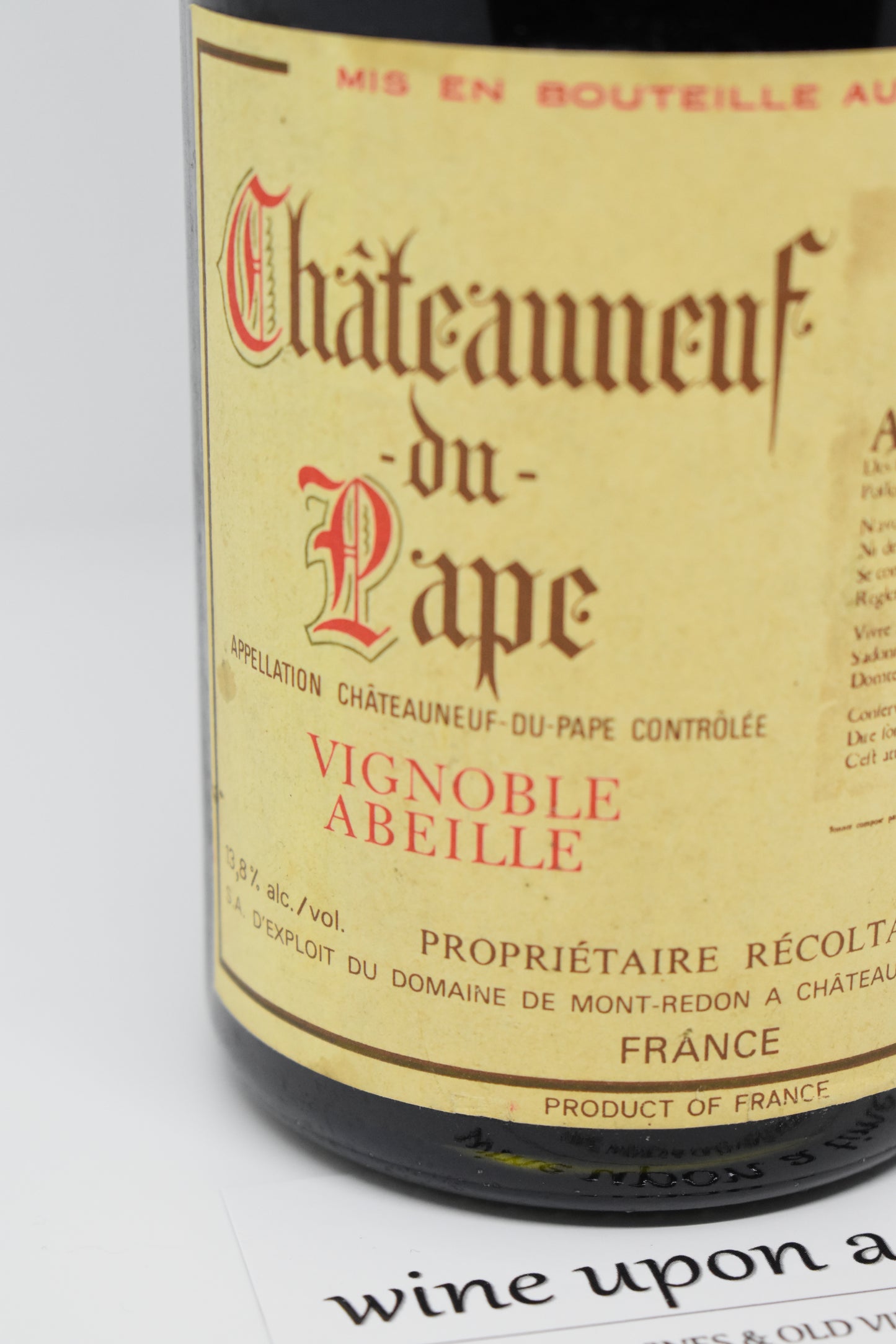 Château Mont-Redon 1979 - Châteauneuf-Du-Pape