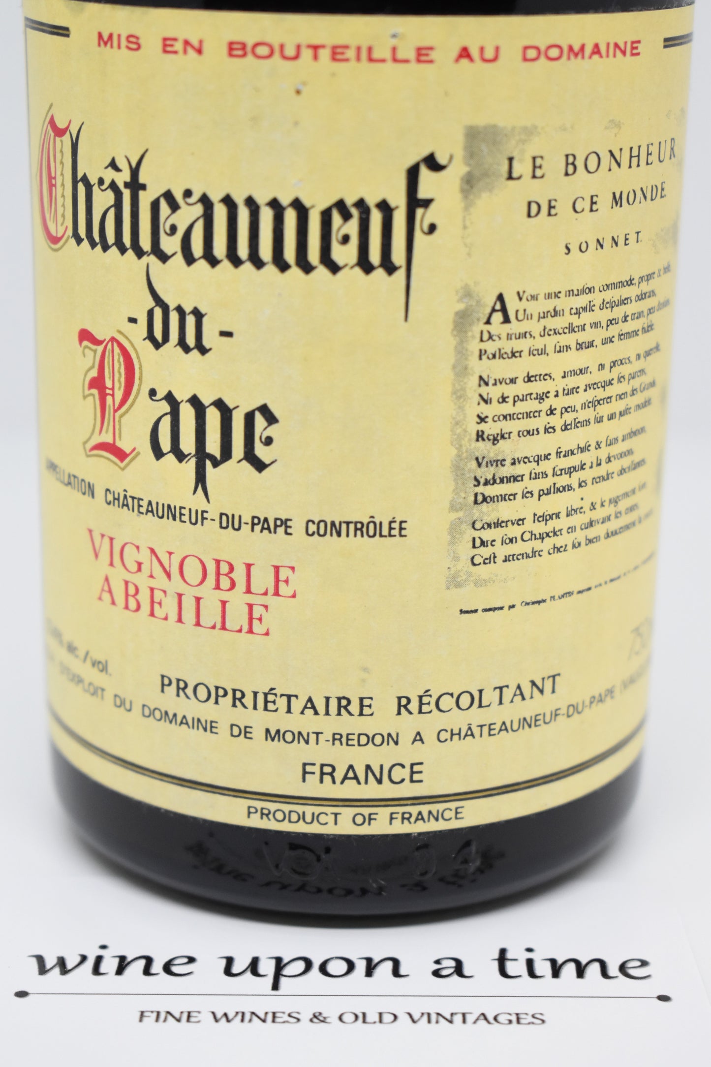 Château Mont-Redon 1986 - Châteauneuf-Du-Pape