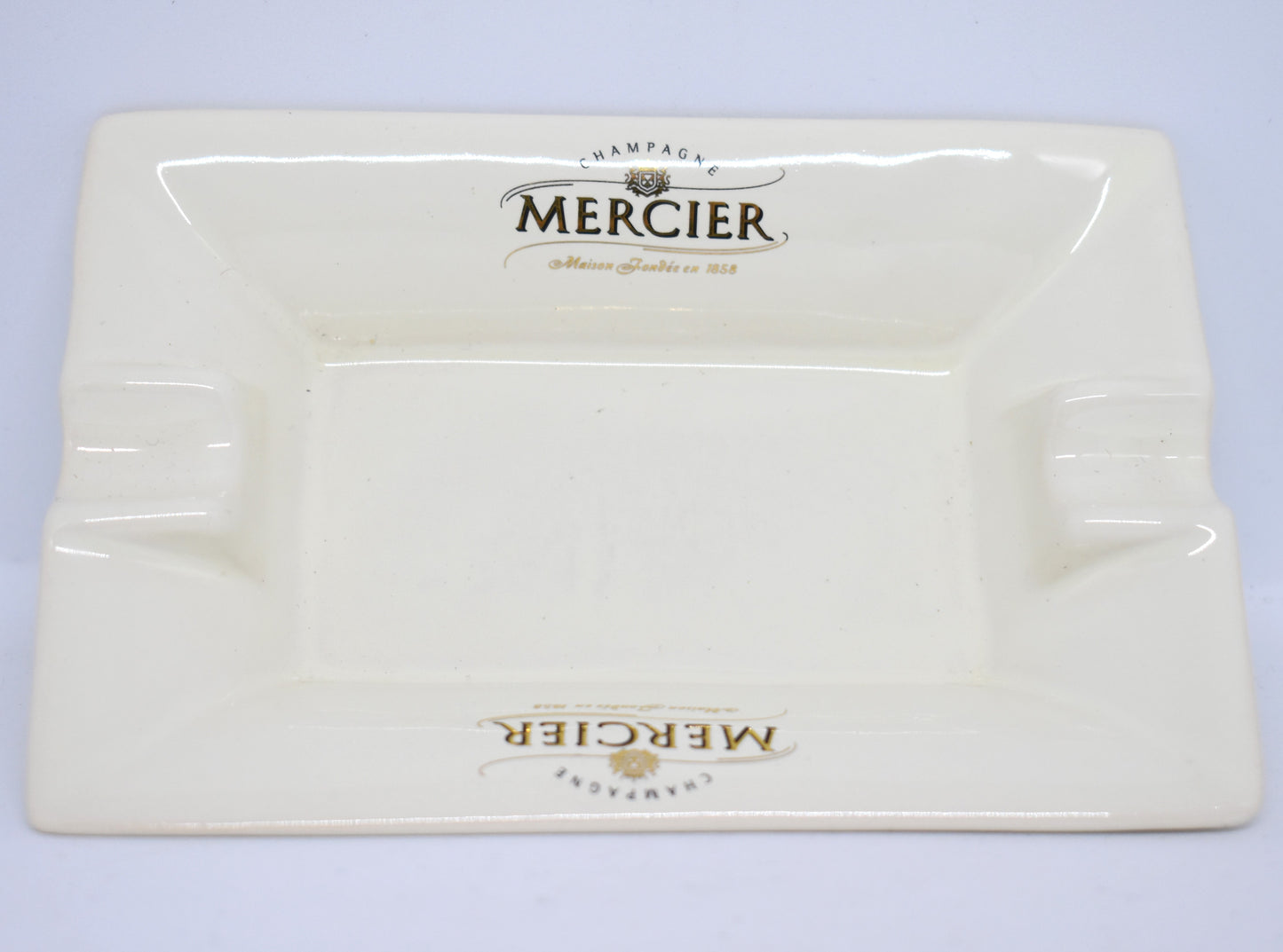 Mercier Champagne Ashtray - White - Perfect for cigars