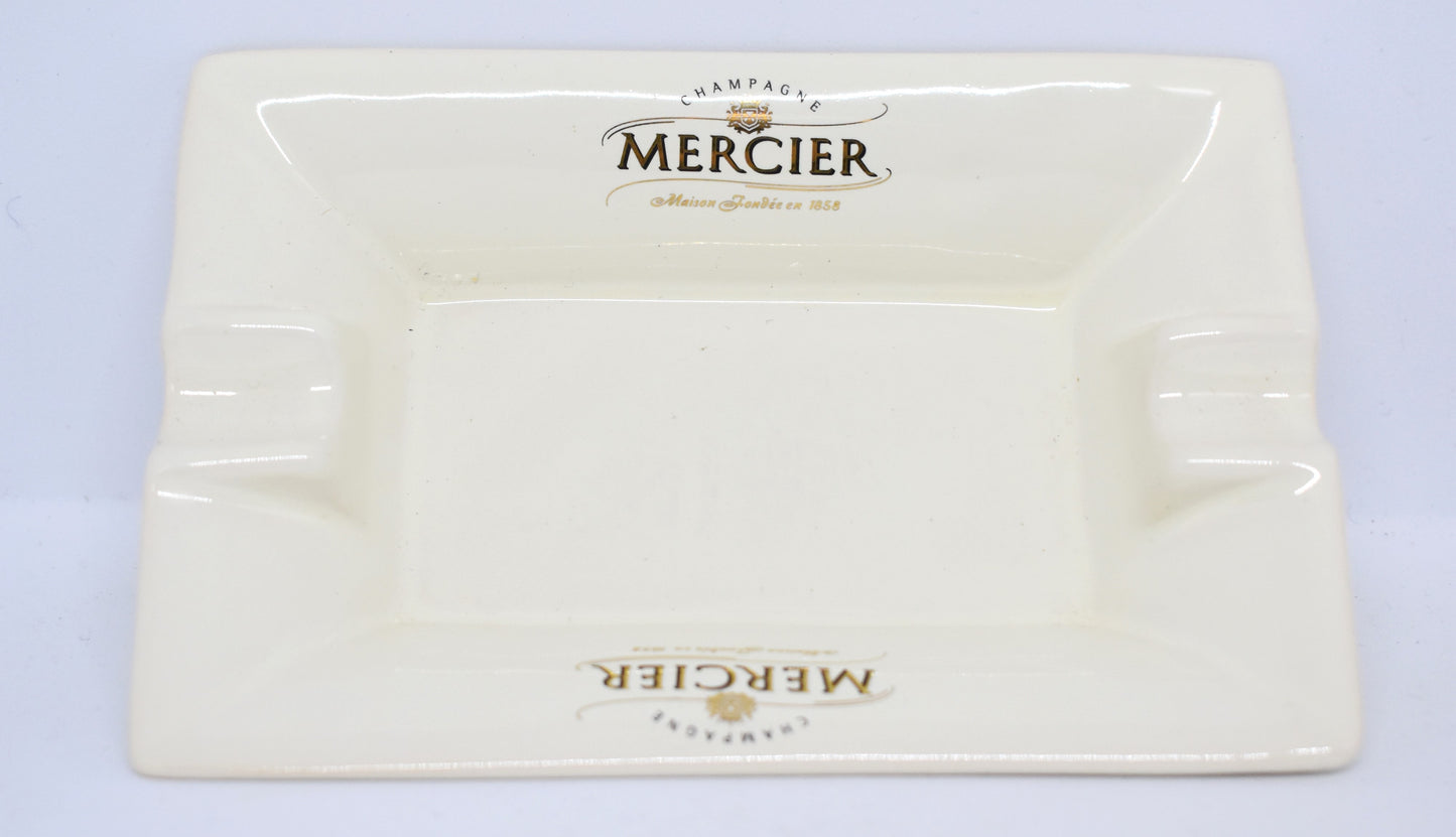 Mercier Champagne Ashtray - White - Perfect for cigars