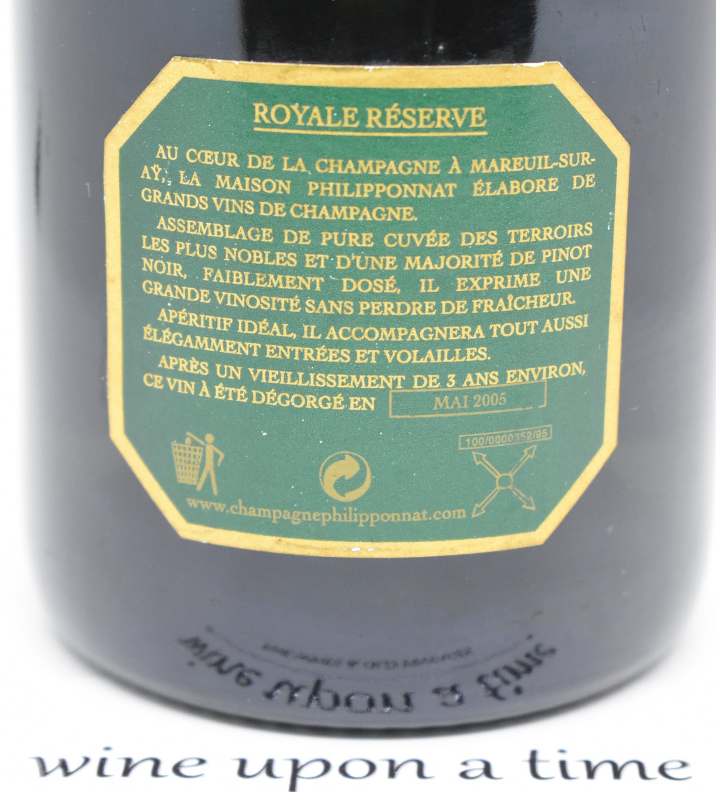 Champagne Philipponnat - Royale Réserve Brut - Dégorgement 2005