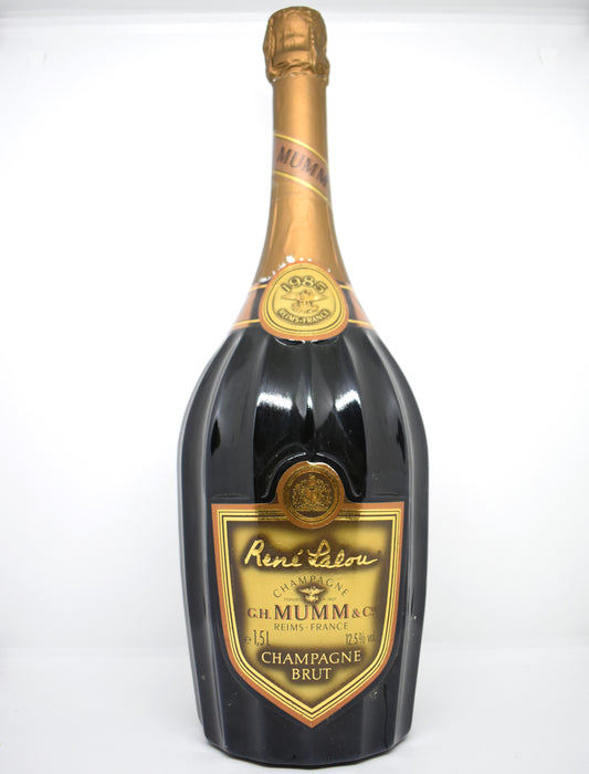 René Lalou 1985 Magnum - Champagne GH Mumm &amp; Cie - Wooden Box