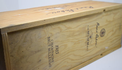 René Lalou 1985 Magnum - Champagne GH Mumm &amp; Cie - Wooden Box