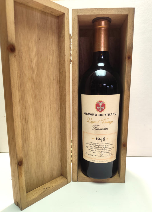 Rivesaltes "Legend Vintage" 1948 - Gerard Bertrand - Wooden Box