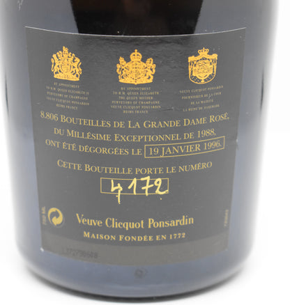 La Grande Dame Rosé 1988 - Champagne Veuve Clicquot - Coffret du Maître de Chais