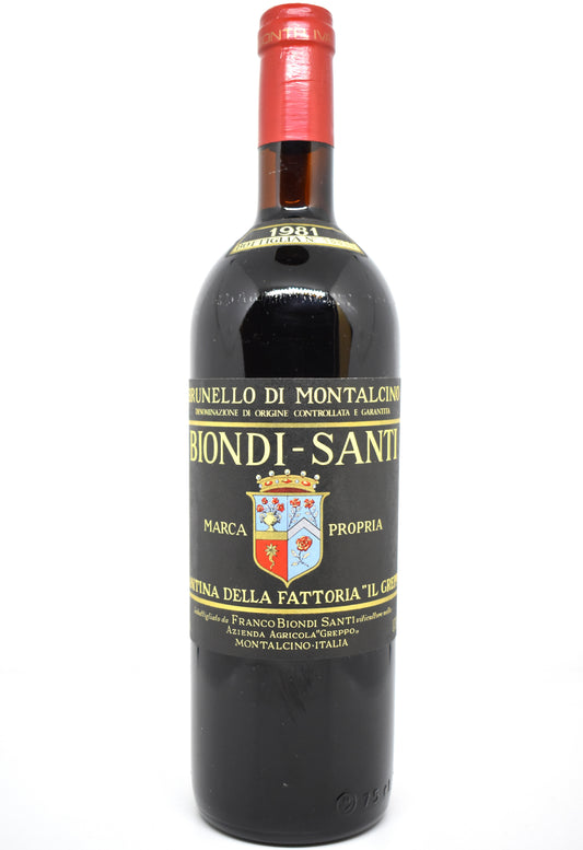 Brunello di Montalcino 1981 - Biondi-Santi