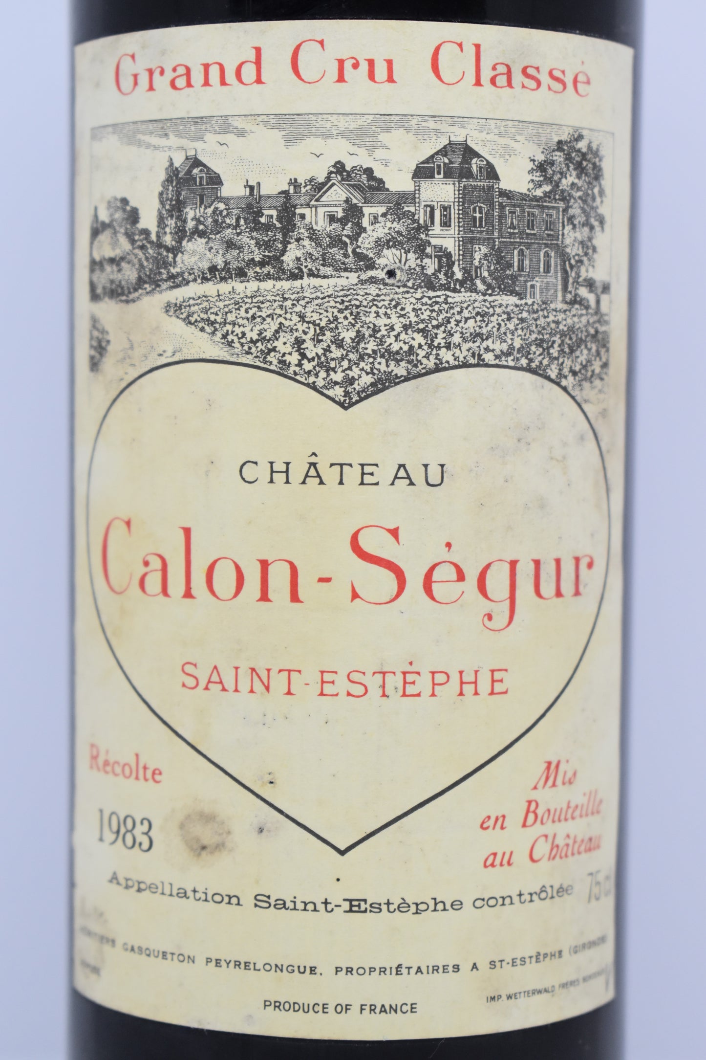 Calon-Ségur 1983 - Saint-Estephe